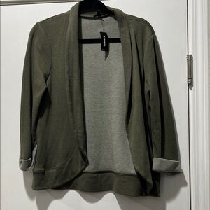 Express Olive Green Blazer